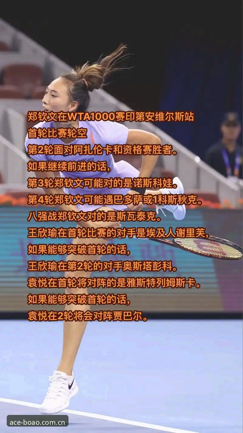 资深用户分享：2026法网女单抽签深度解析，郑钦文保分压力下的突围之道